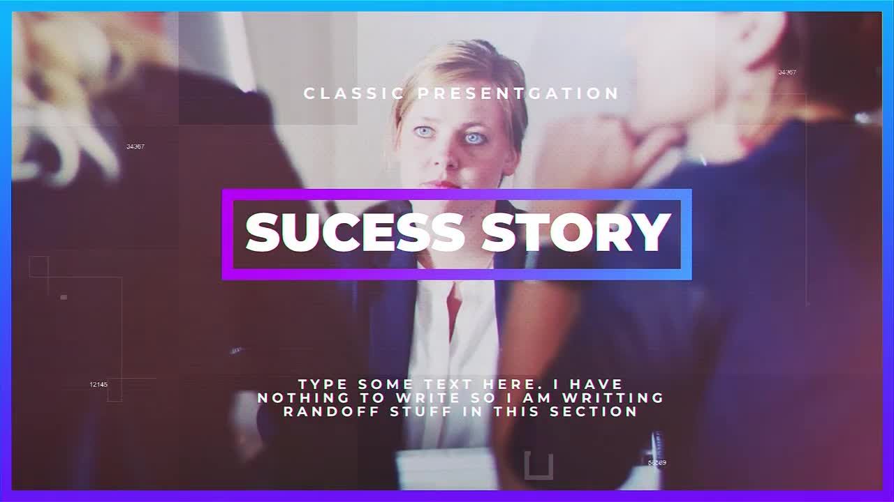 企业技术成功故事介绍素材库精选AE模板