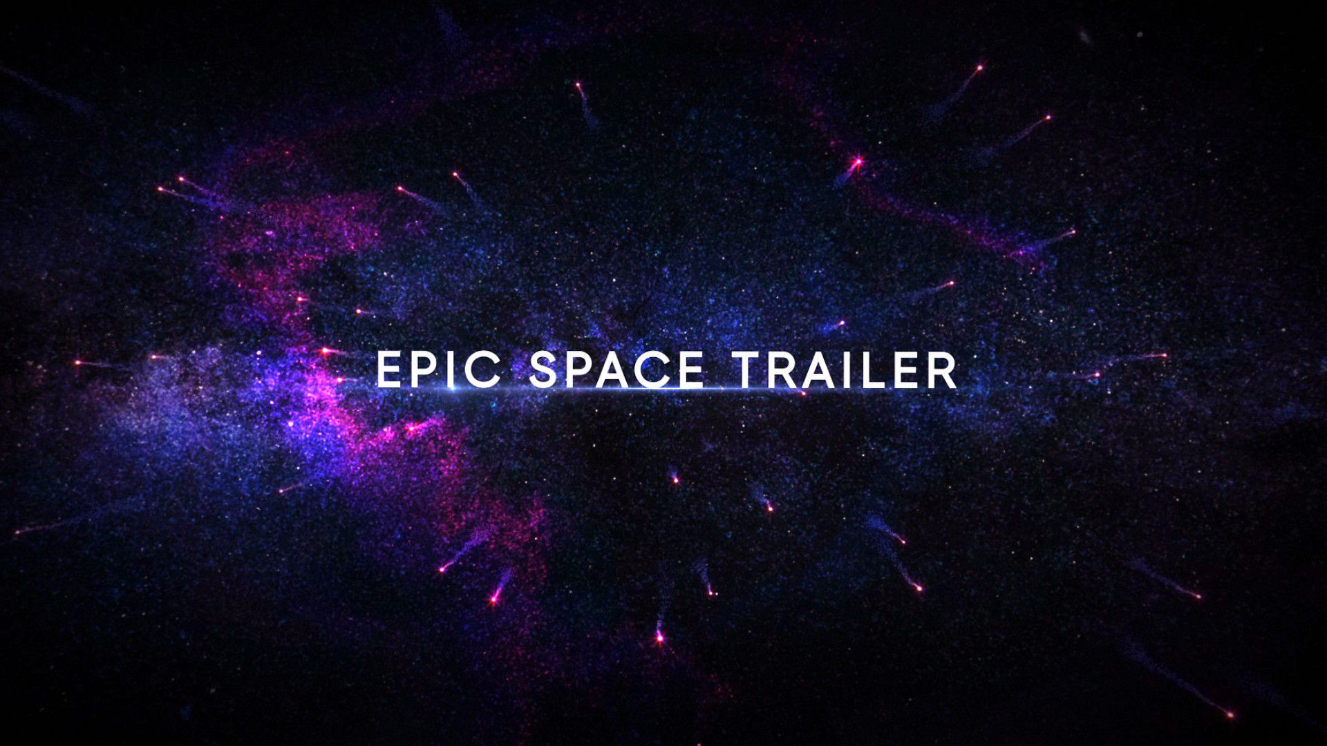 10个引人注目的史诗空间预告片过渡效果素材库精选AE模板 Epic Space Trailer