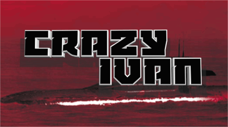 Crazy Ivan font插图