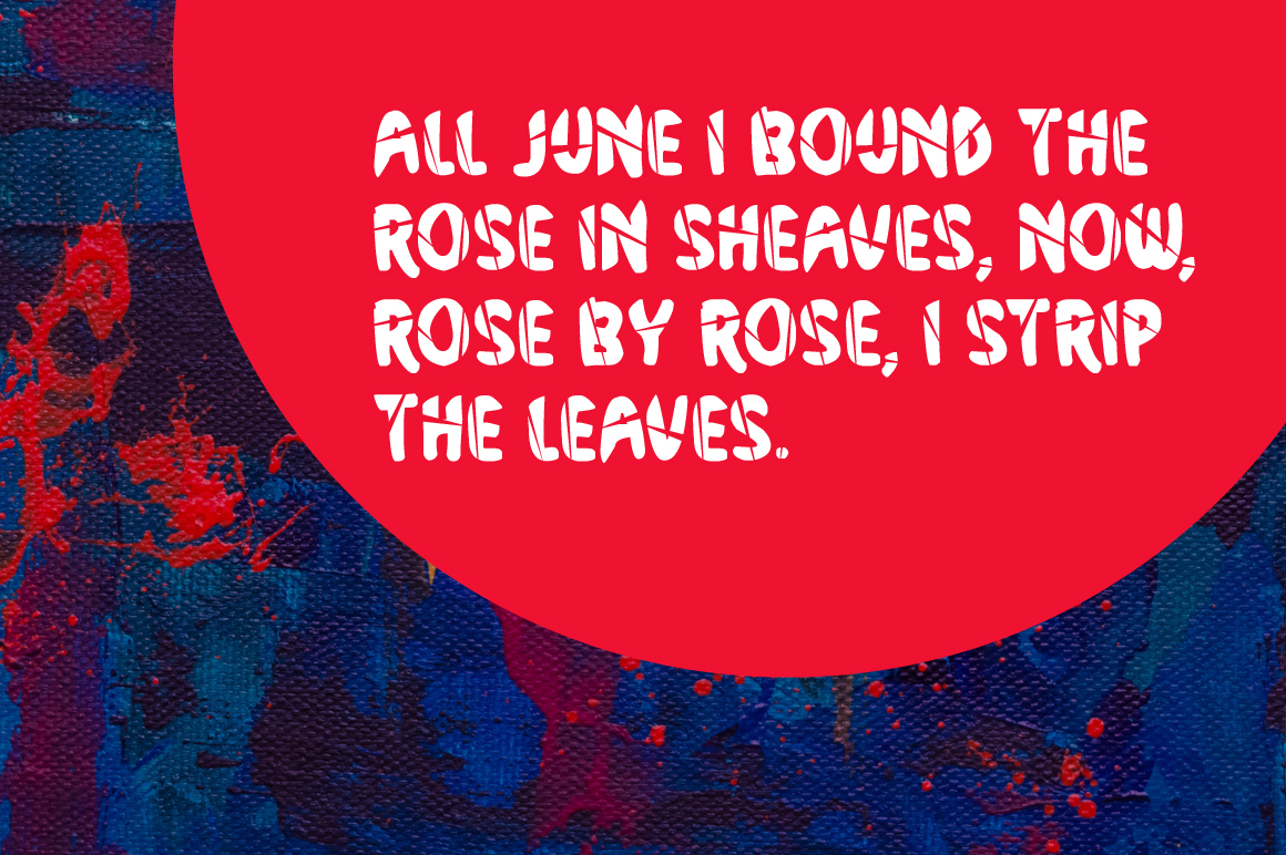 Rockrose StaveRegular Font插图1