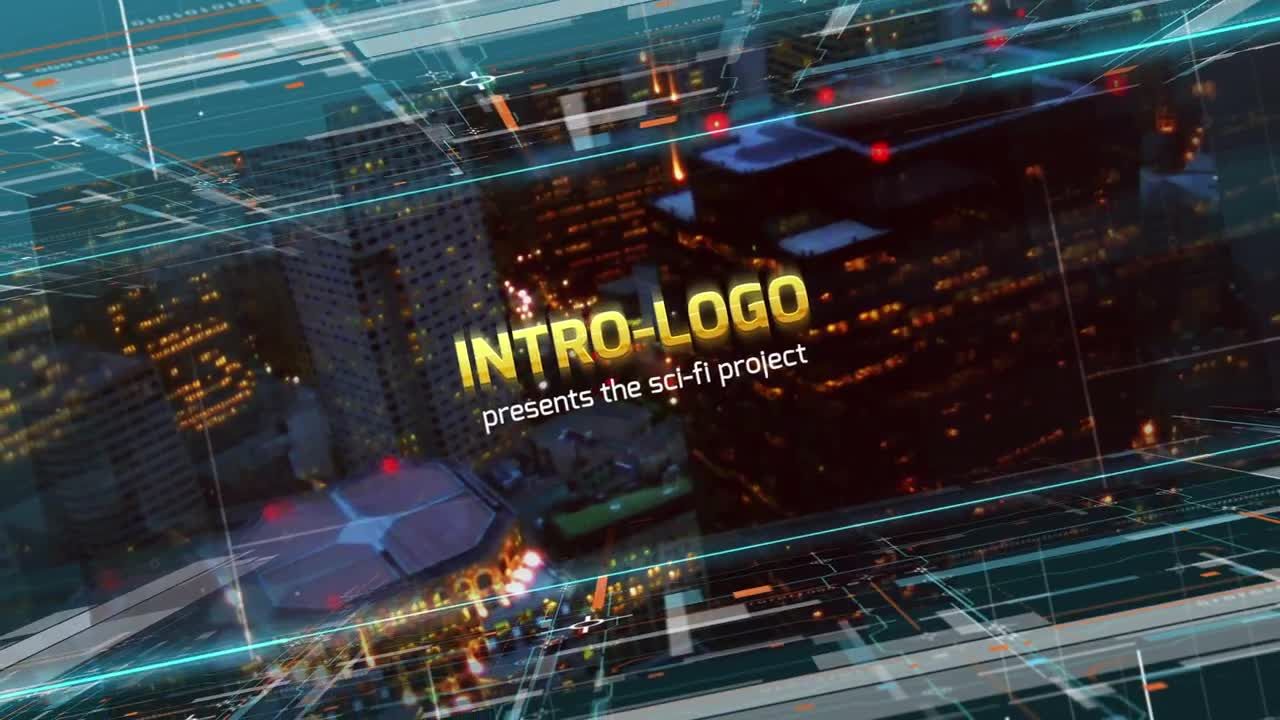 高级外观的科幻预告片过渡效果素材库精选AE模板