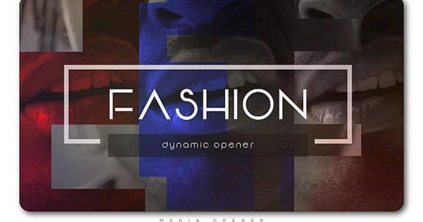 时尚性感风格动态媒体开场AE视频素材 Fashion Dynamic Media Opener