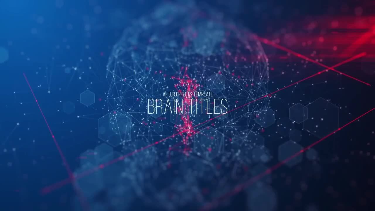 脑标题动态动画时尚素材库精选AE模板