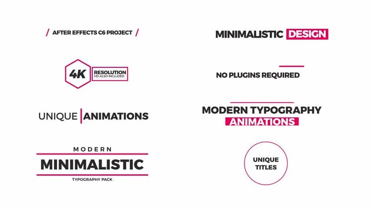 8个独特有趣的动画素材库精选AE模板
