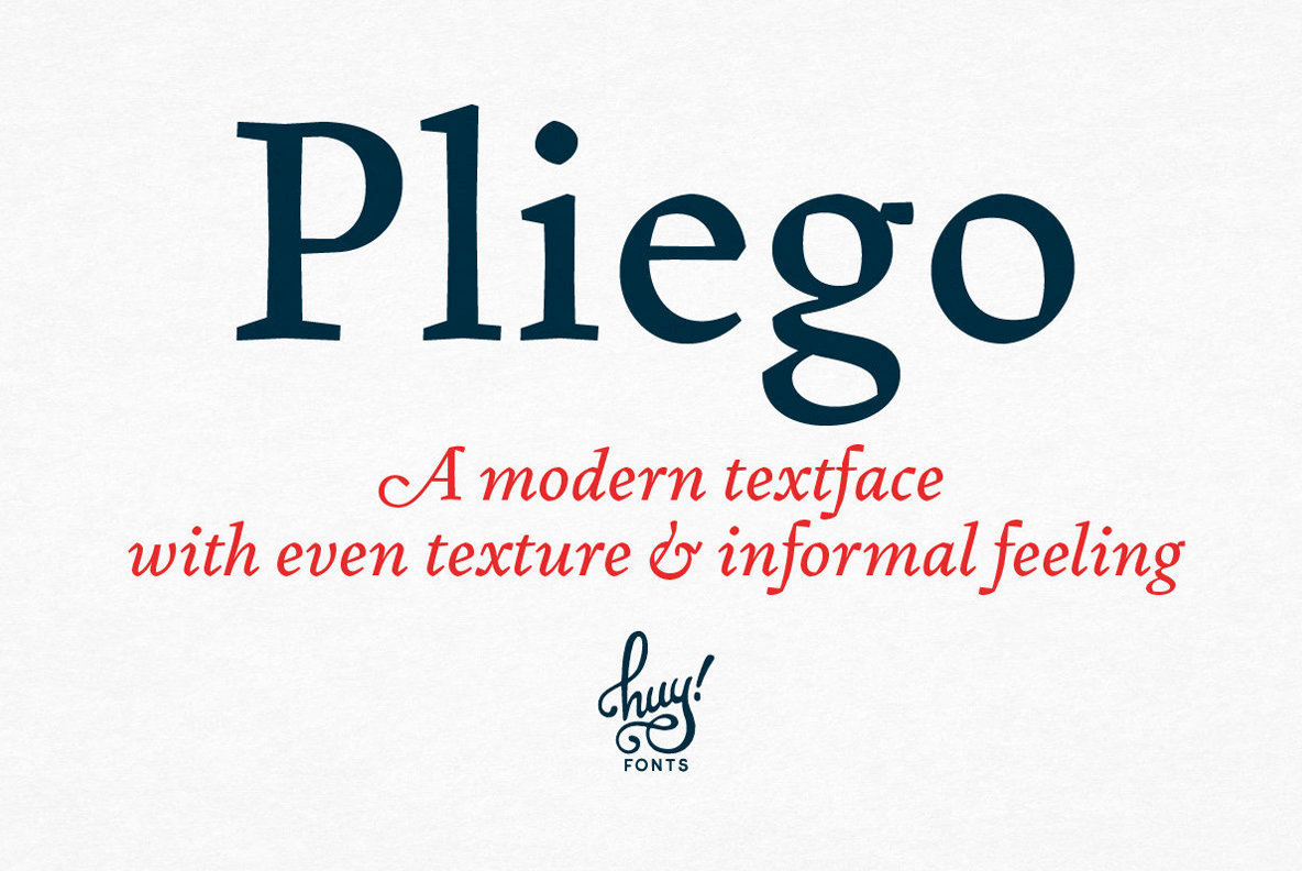 Pliego Font Family插图