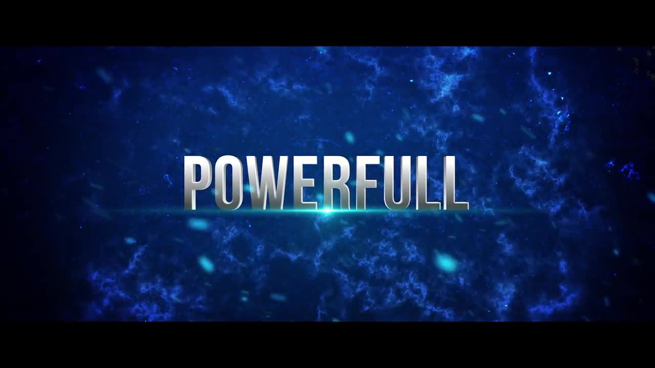 快速明亮金属文字片头展示素材库推荐PR模板