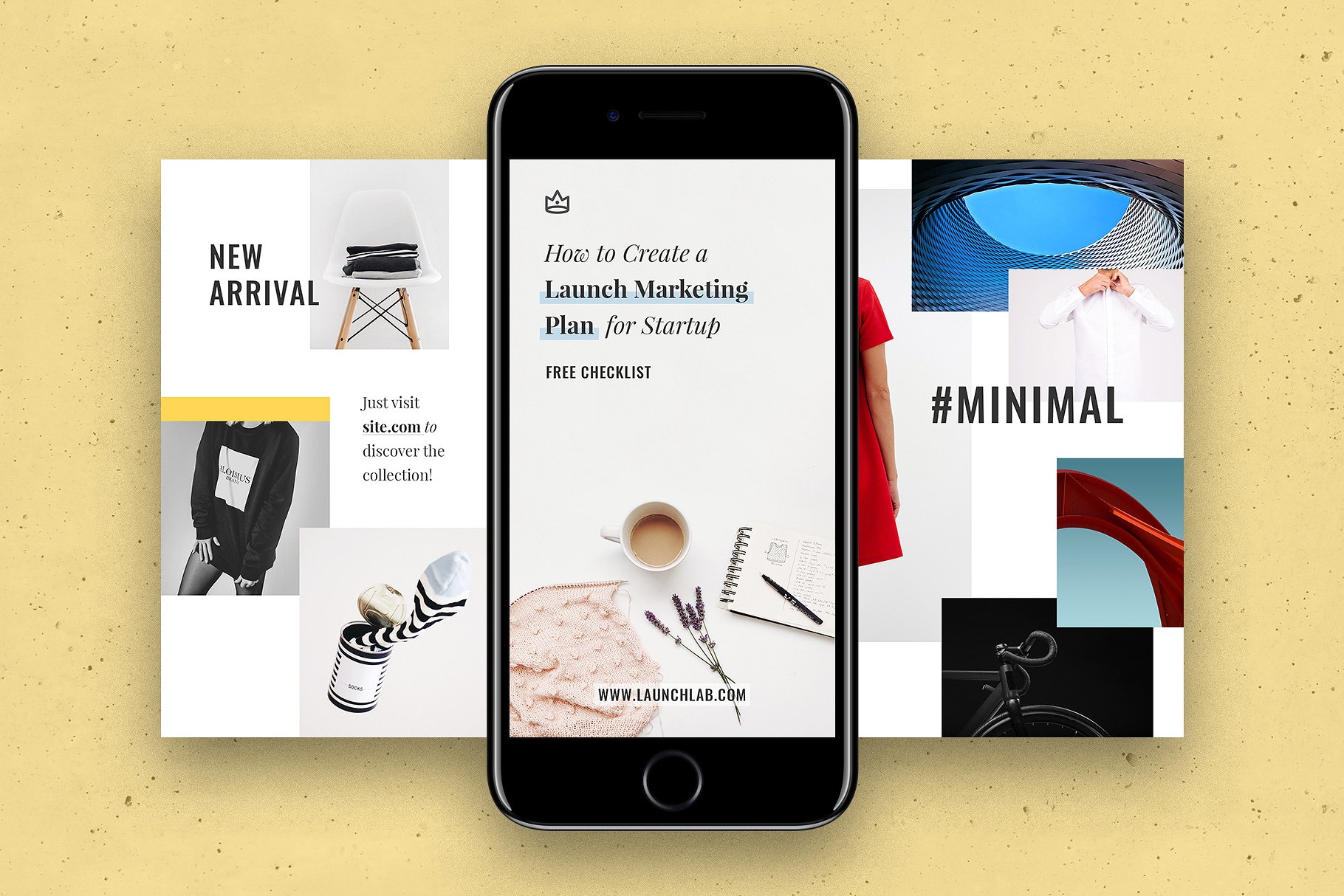 酷炫的Instagram手机APP启动页模板素材库精选插图(3)