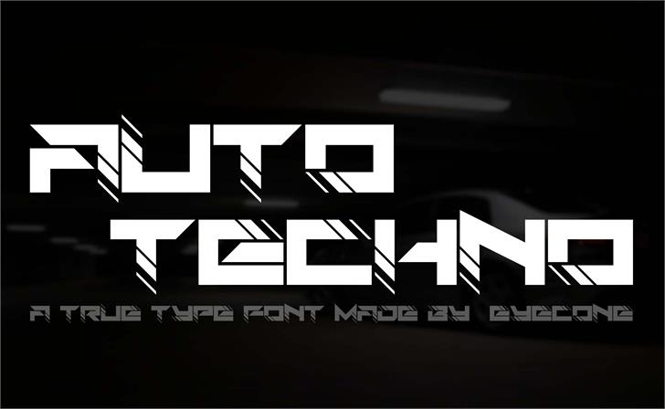 Auto Mode font插图 Auto Mode font插图