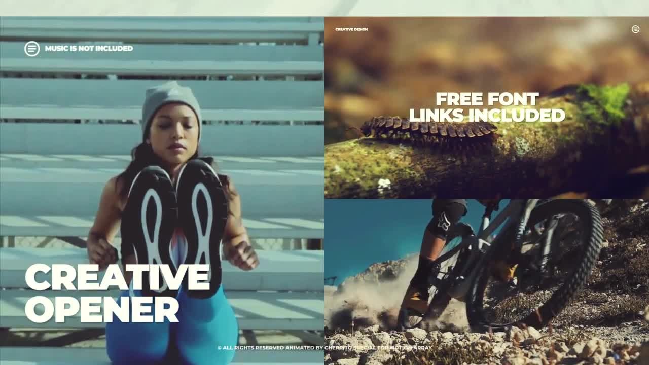 PR快速多帧动画开场模板