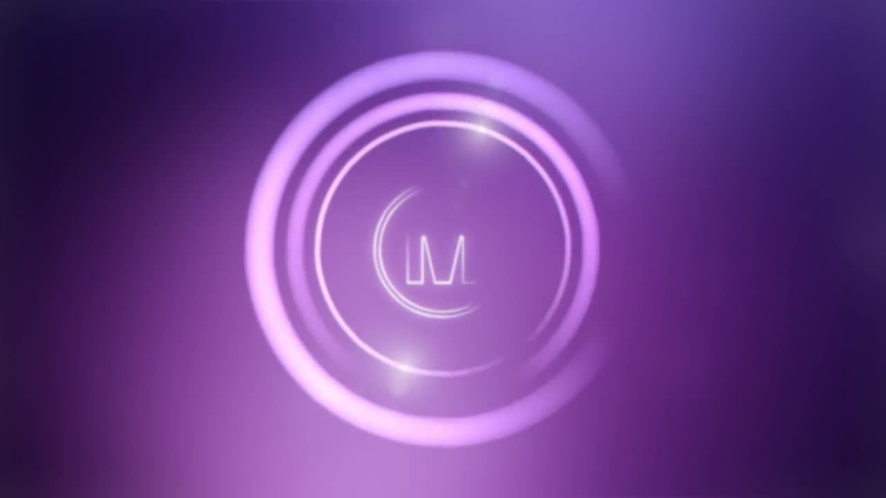 美丽的轨道圆圈标志显示素材库精选AE模板