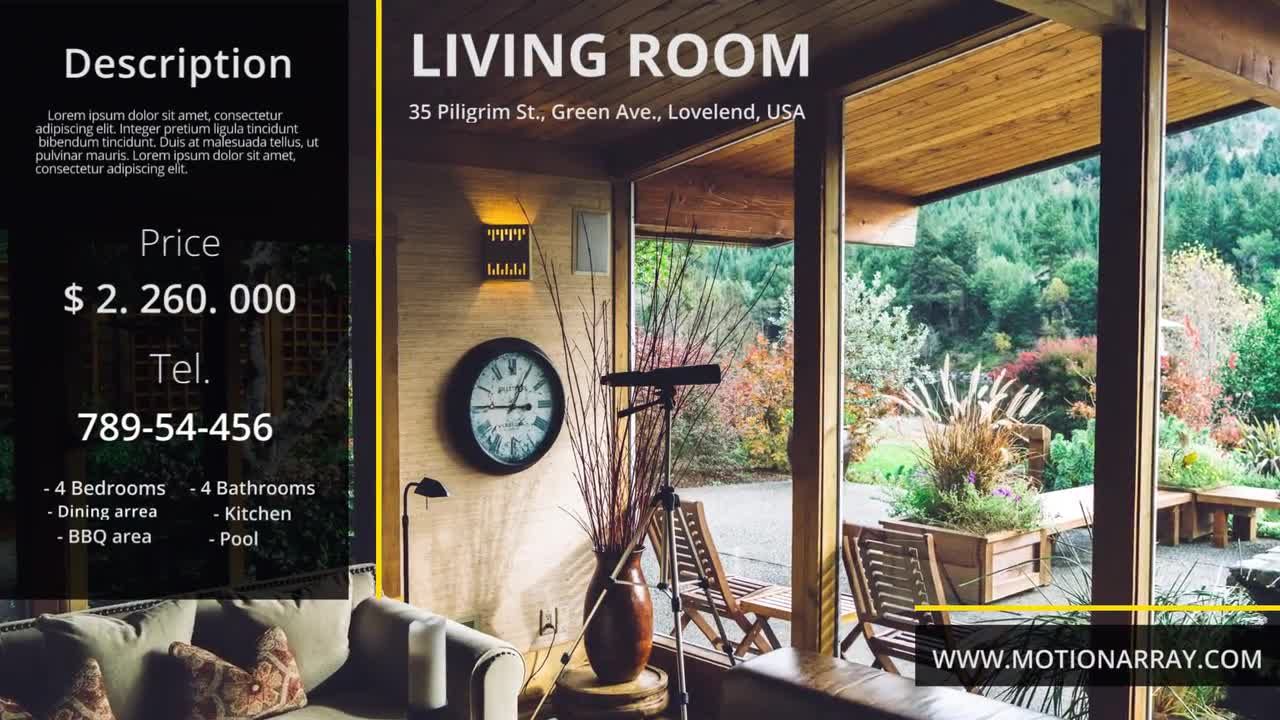 简单时尚动画素材库推荐PR模板