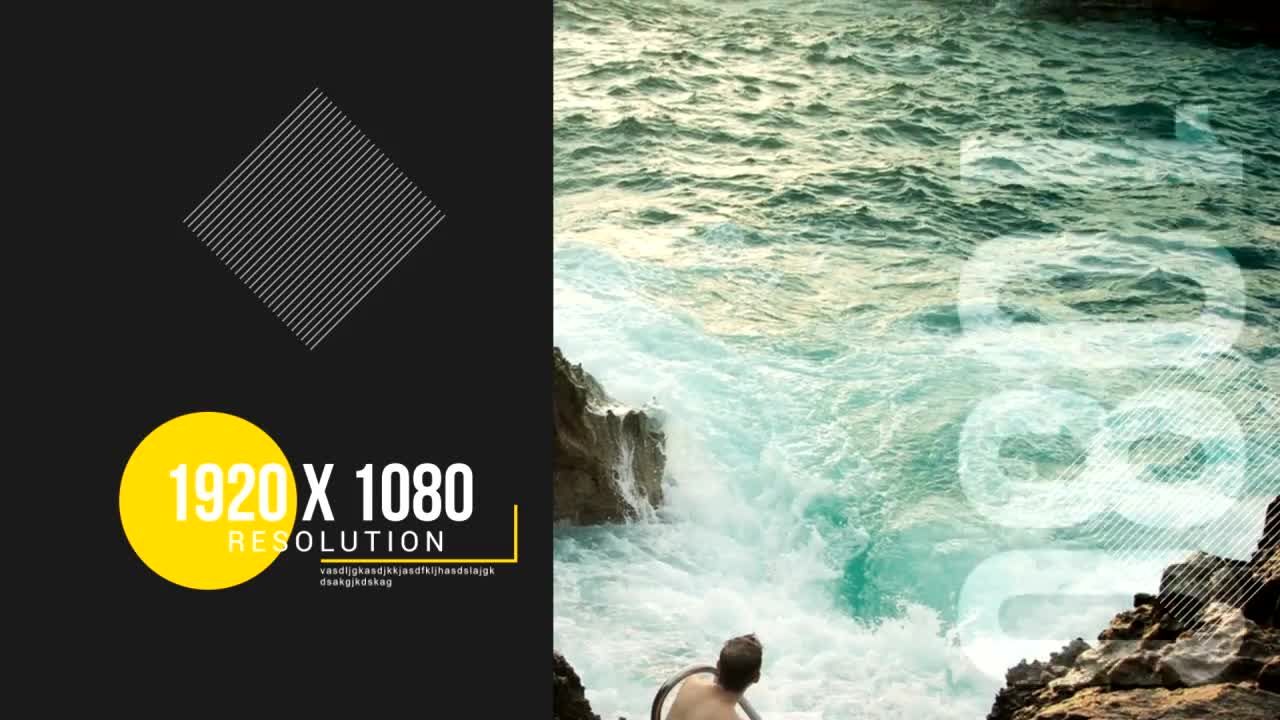 雅致的电影片头片尾素材库精选AE模板