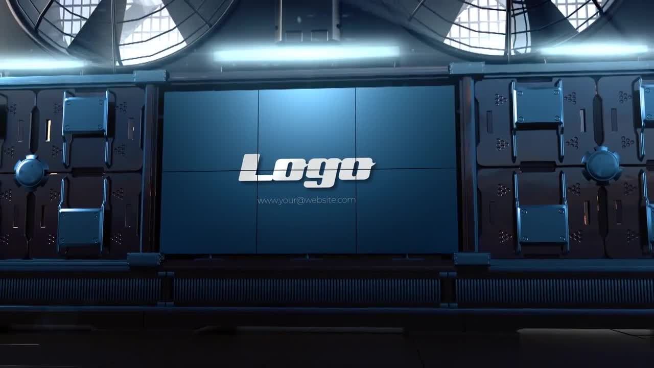 现代风格的徽标显示电影预告素材库精选AE模板