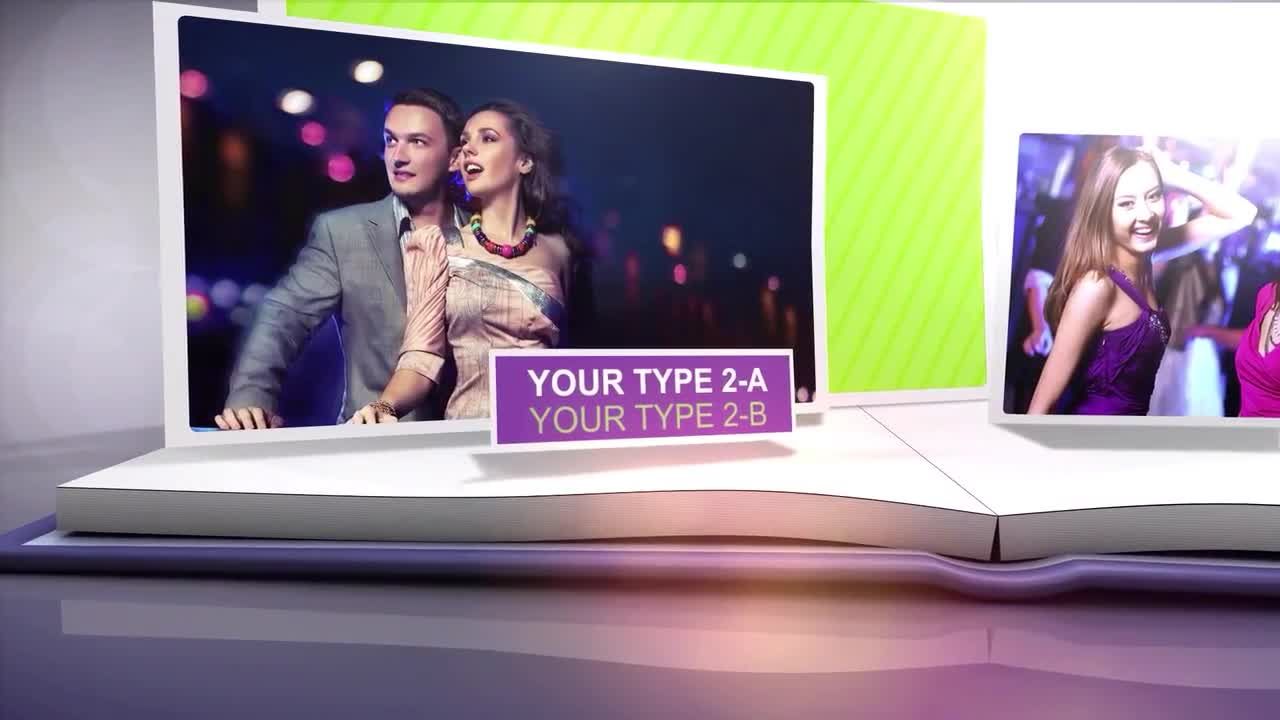 美丽的翻书效果徽标展示素材库精选AE模板