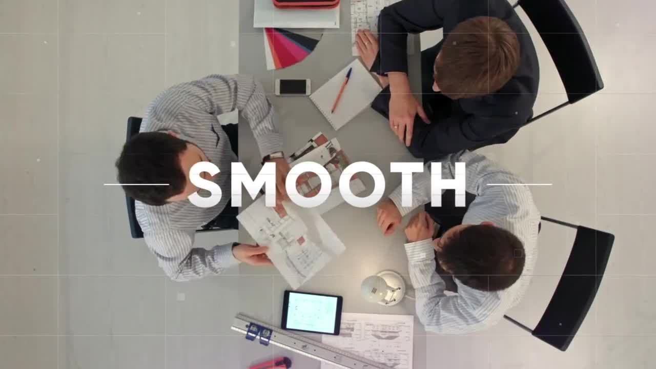 快速时尚创意的商务动画开场白素材库精选AE模板