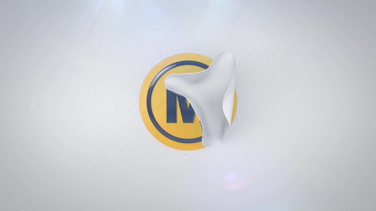 优雅动画布料标志素材库精选AE模板