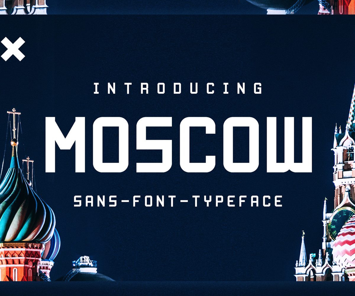 Moscow Font素材之家精选英文字体