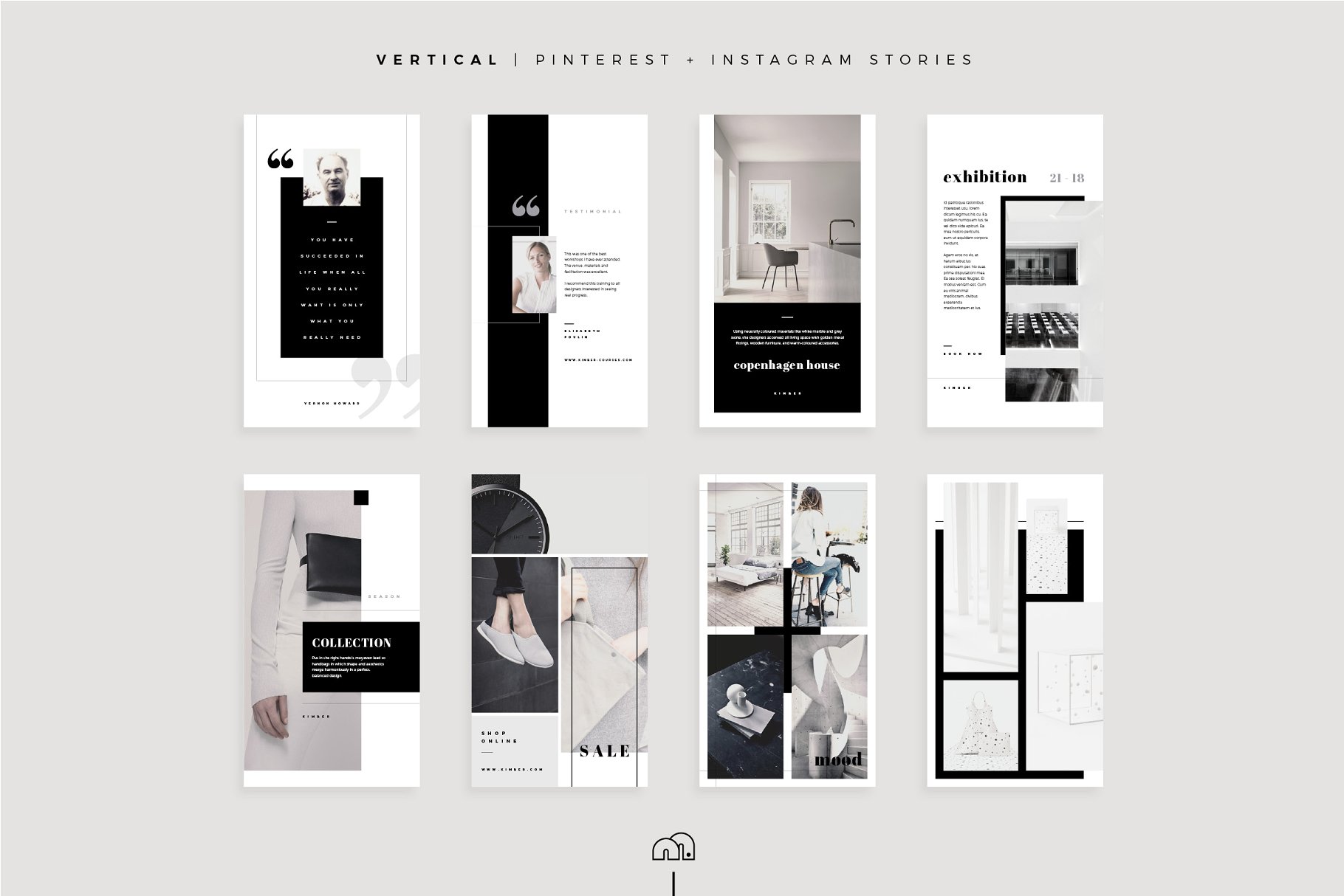 社交媒体设计运营万能素材包 Kimber – Social Media Collection插图(9)