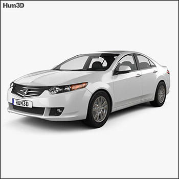 本田汽车Honda Accord Sedan 2009 素材之家精选3D模型