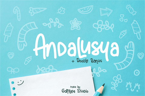 Andalusya[Demo] font素材之家精选英文字体