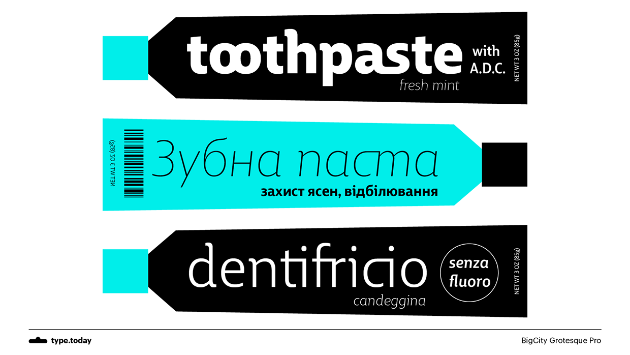 BigCity Grotesque Pro Font Family插图1