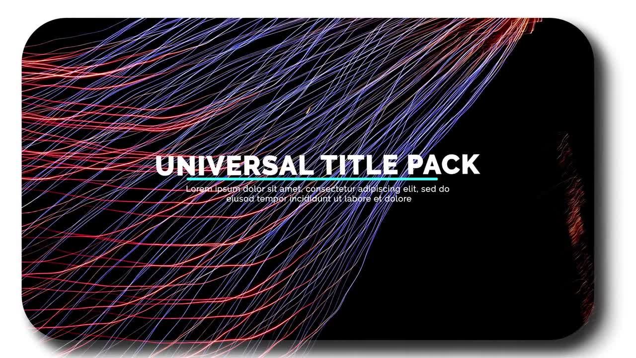 15个干净清新且动态的动画排版标题素材库精选AE模板