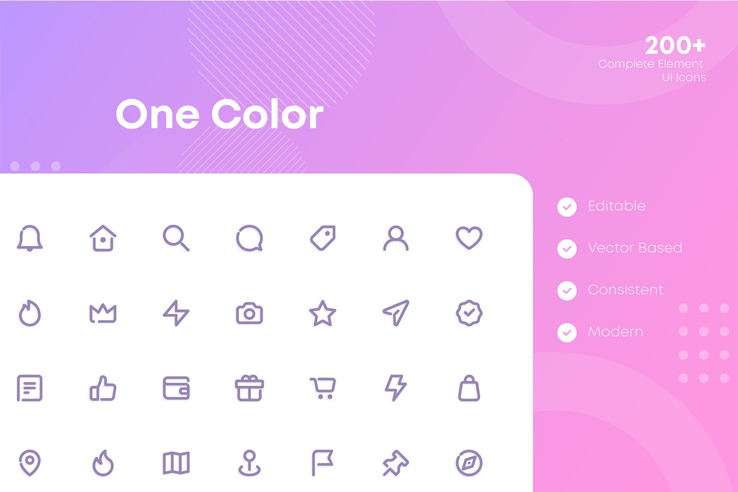 Web网站/APP应用UI设计图标素材包 Complete Web and Mobile UI Icons Pack插图(1)