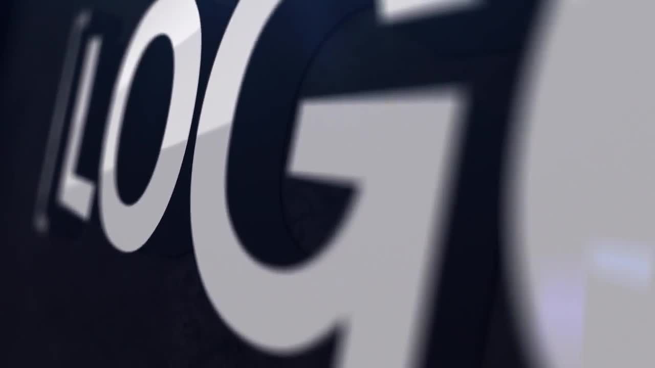 美丽的3D形式挤出展示徽标素材库精选AE模板