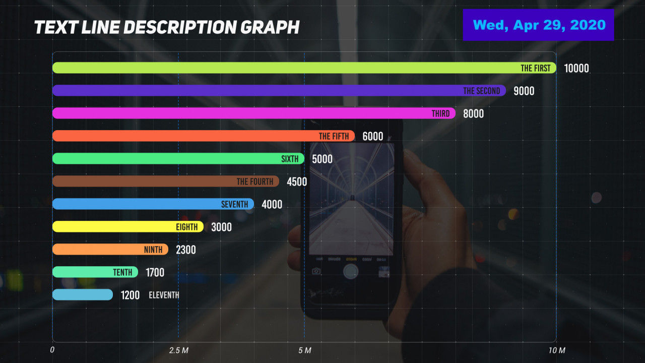新潮的动态图表素材库精选AE模板
