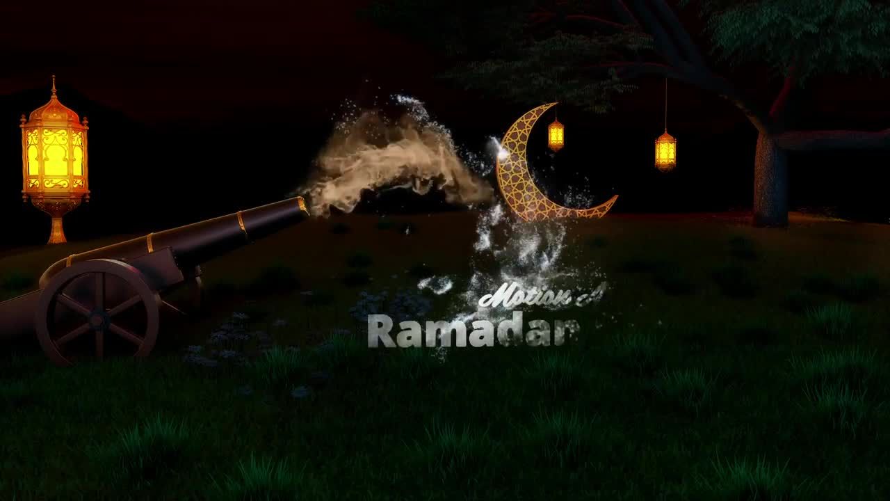 斋月贾巴尔宗教徽标素材库精选AE模板