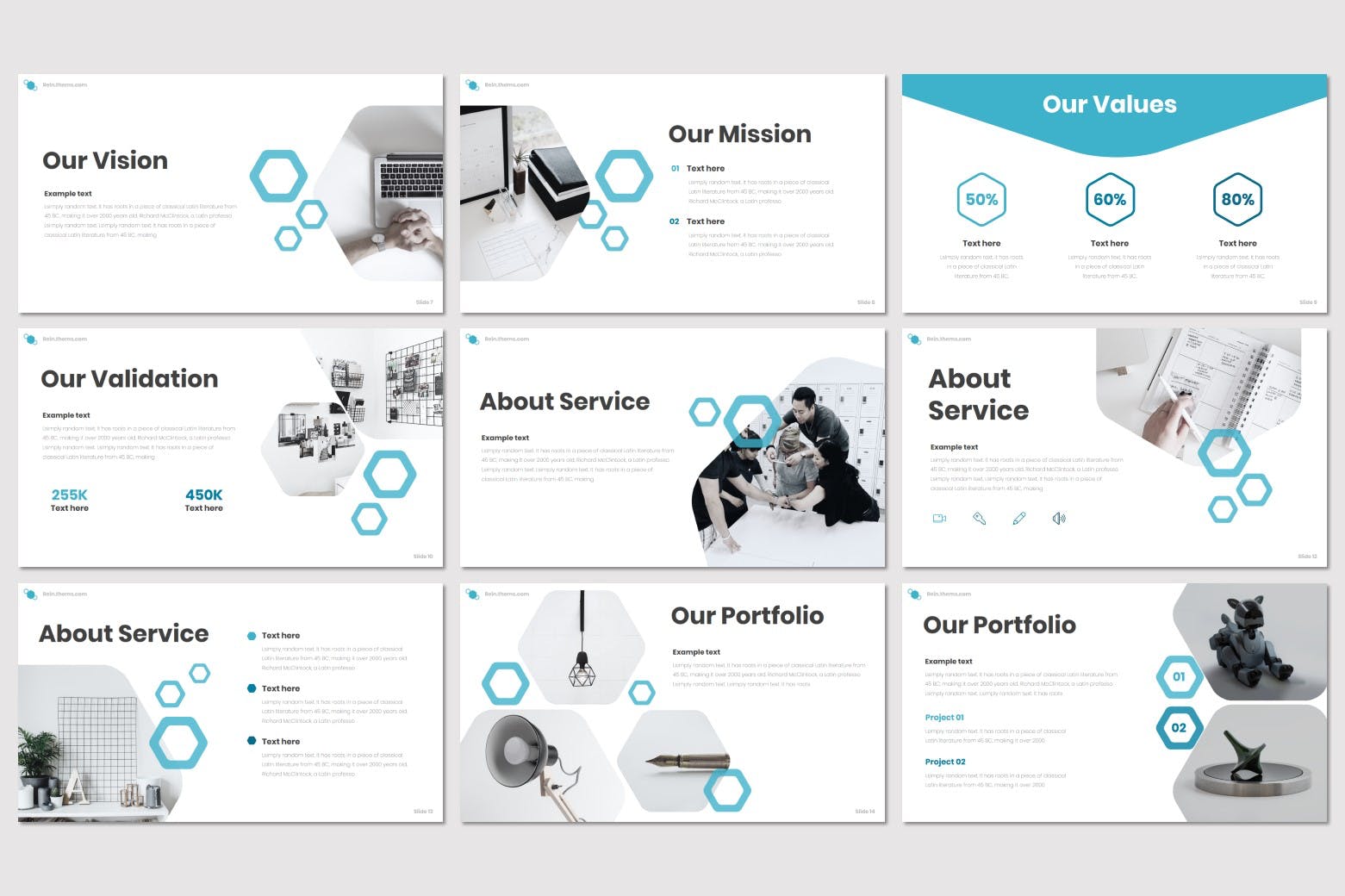 科创企业推介会PPT幻灯片模板 Rein – Powerpoint Template插图(2)