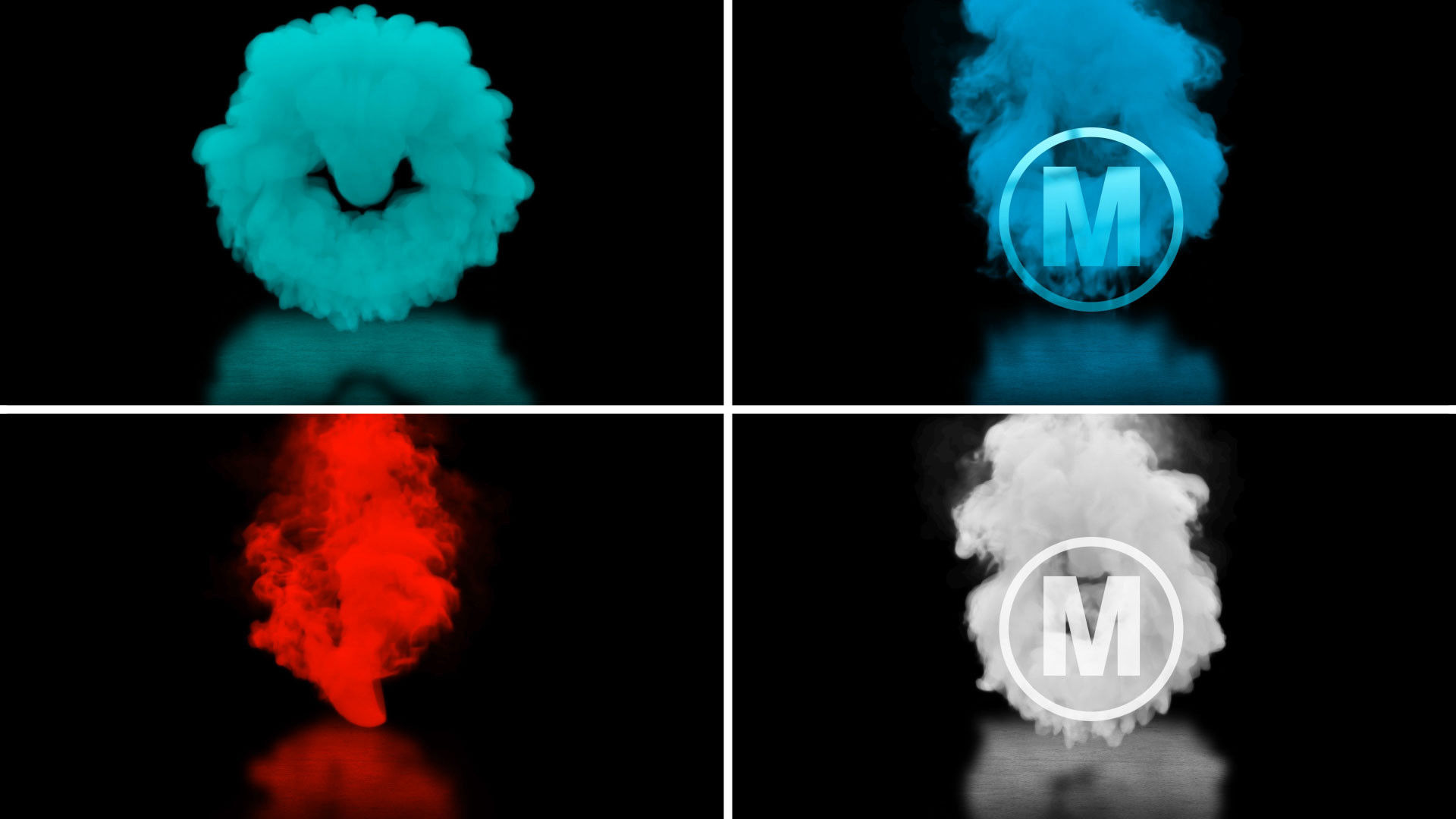 多功能动态烟雾徽标预告片素材库精选AE模板