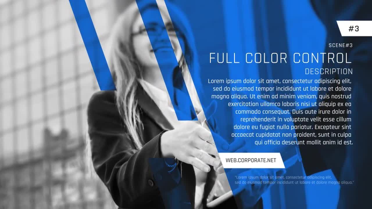 现代时尚的企业幻灯片素材库精选AE模板