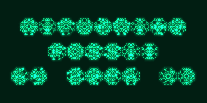 Nirvanite Fossil font插图