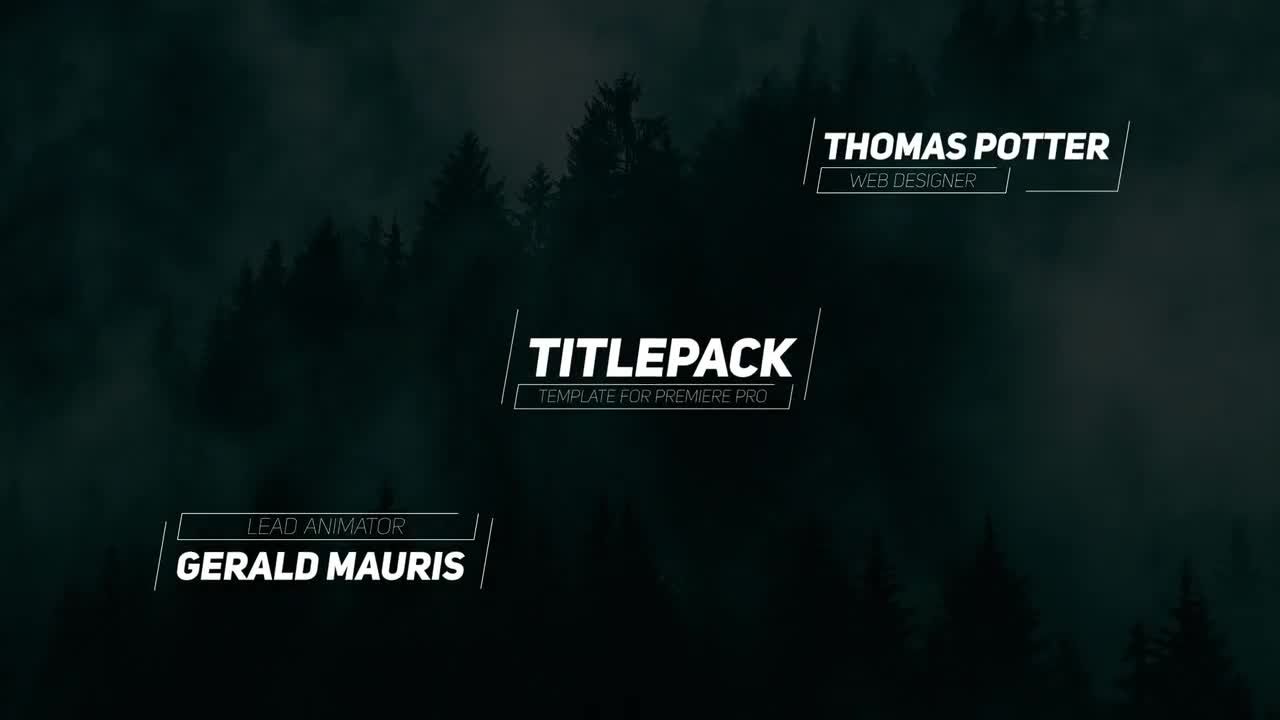 30个有创意的名称素材库推荐PR模板