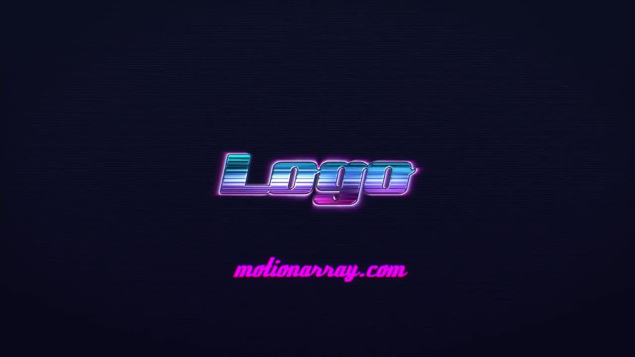 复古金属广告徽标显示素材库精选AE模板