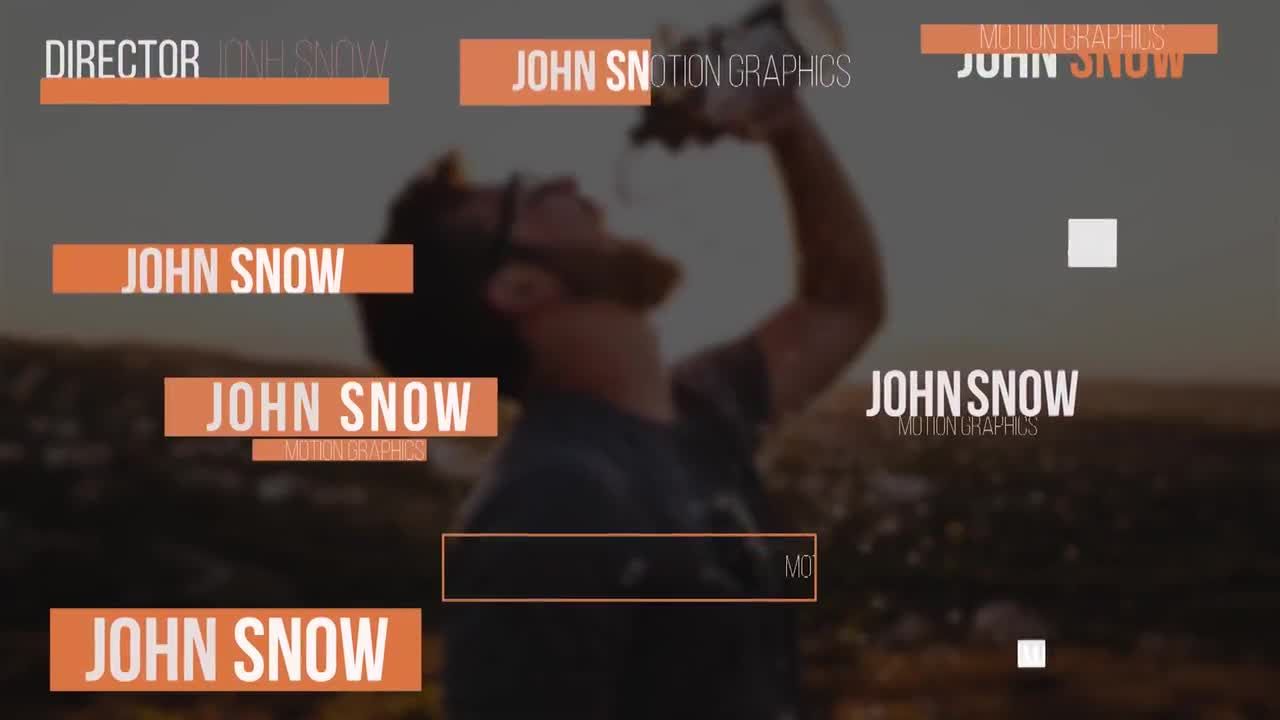 20款下三分之一标题素材库推荐PR模板