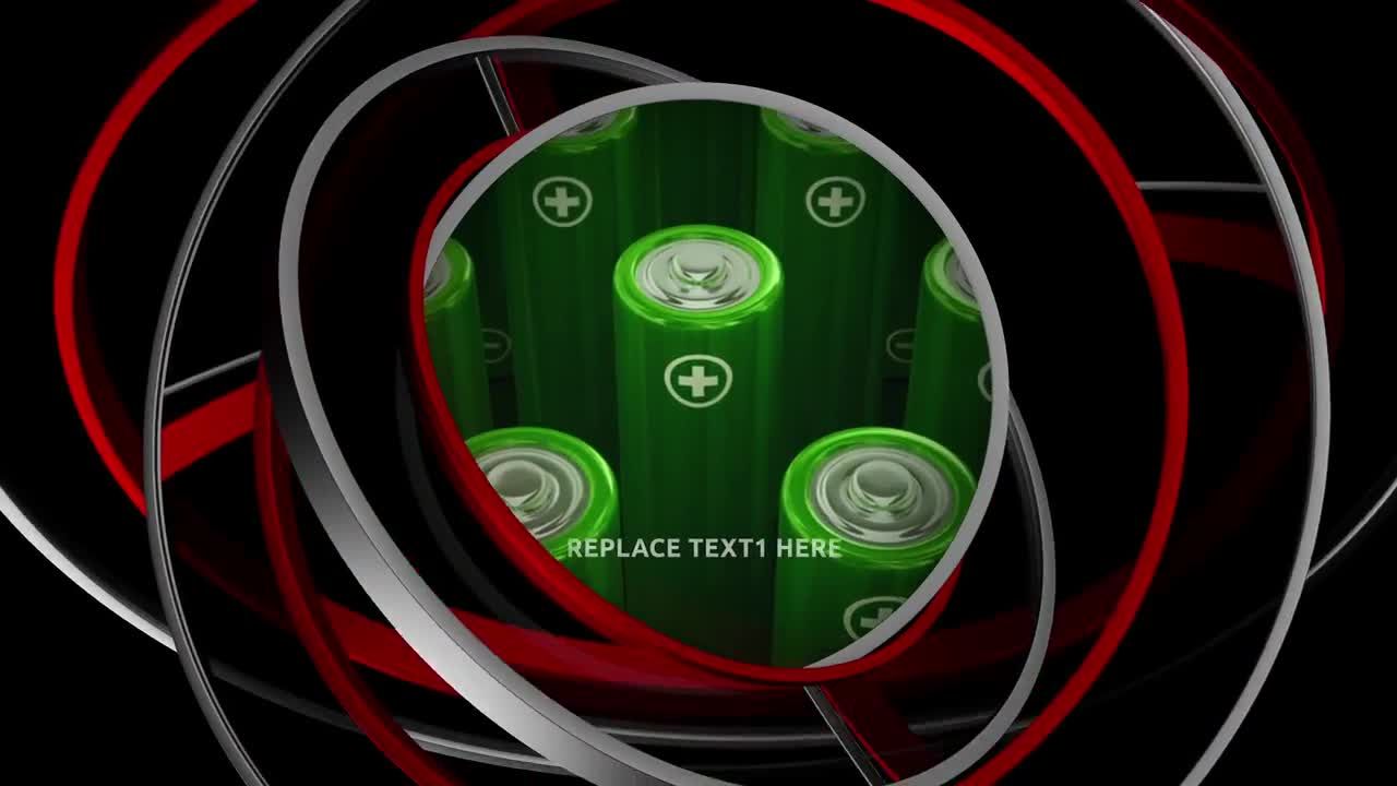 戒指旋转徽标显示徽标展示素材库精选AE模板