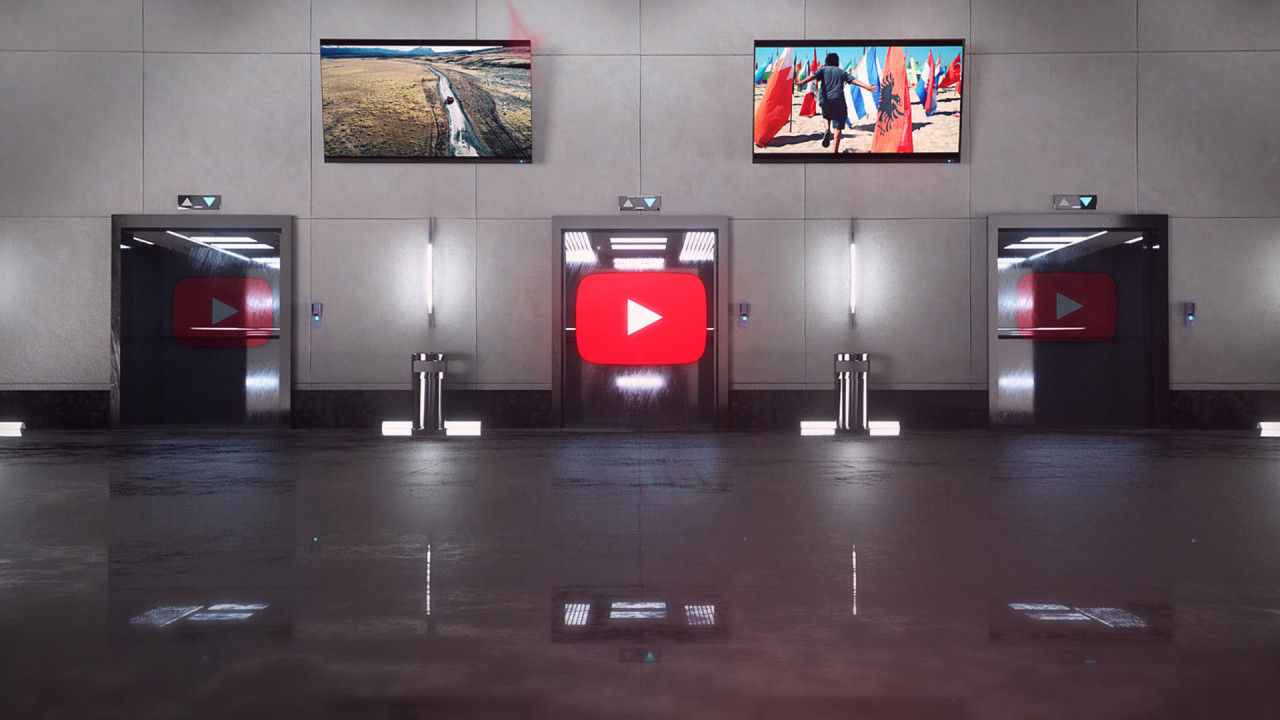 动画电梯标志显示素材库精选AE模板