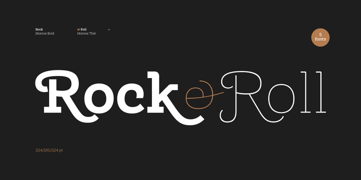 Monroe Font Family插图