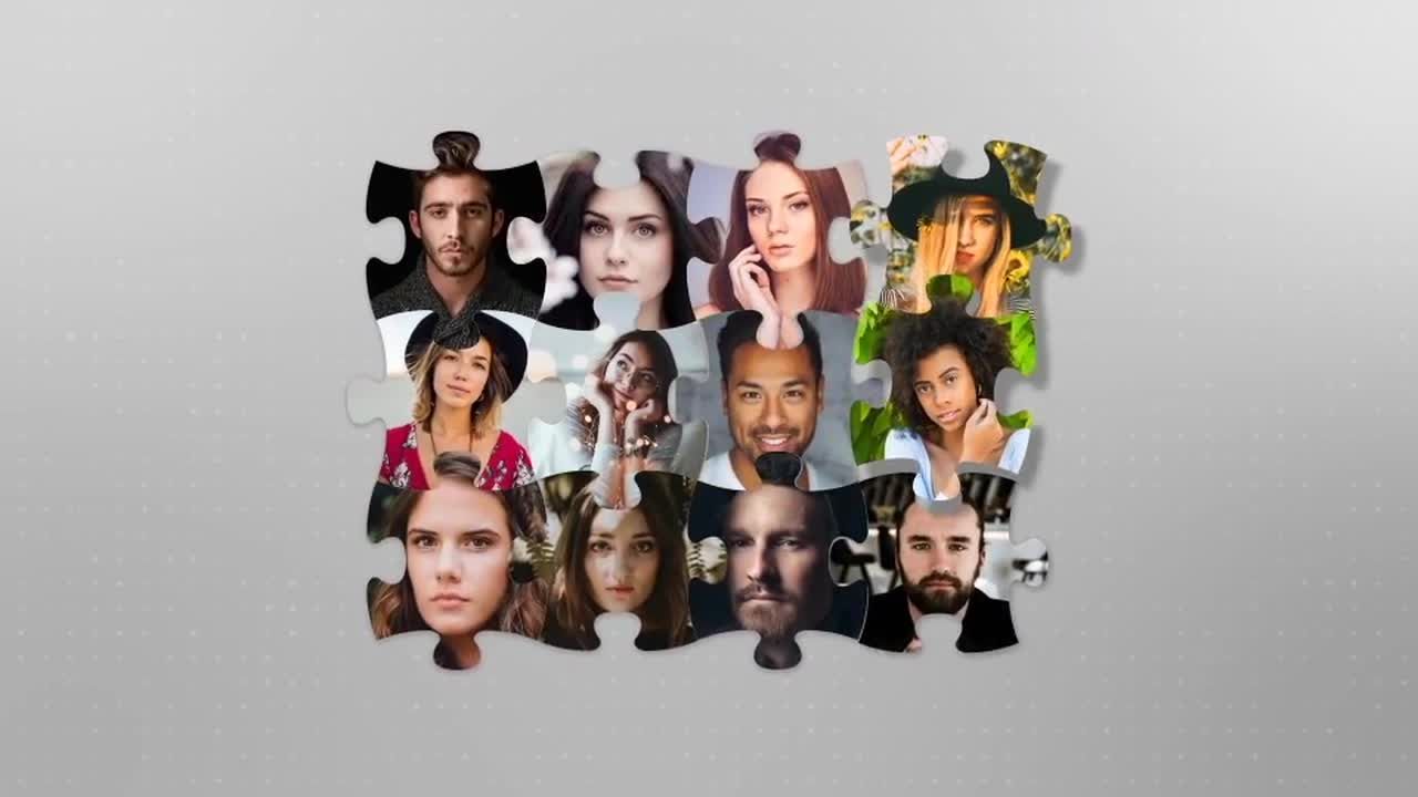 AE照片拼图模板