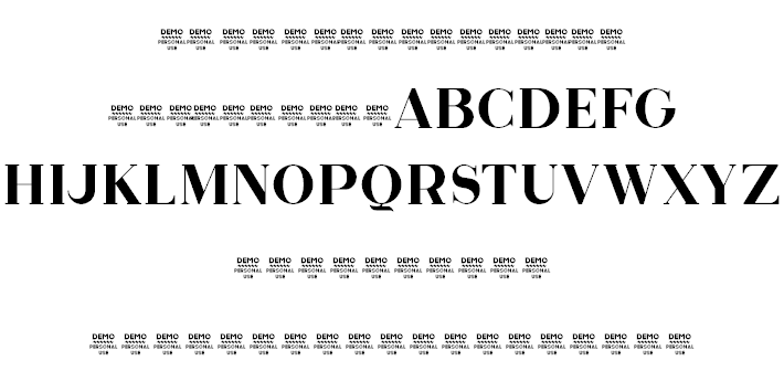 Zilap Exclusive Personal use font插图6