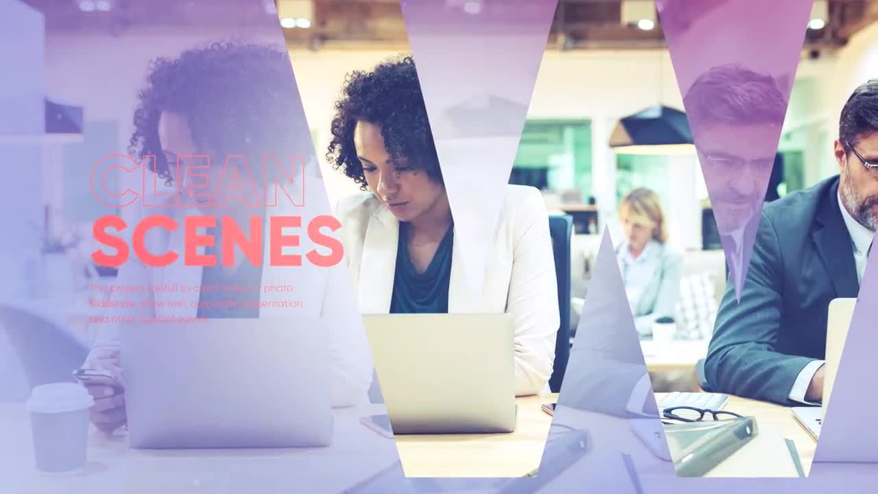 时尚优雅现代幻灯片素材库推荐PR模板