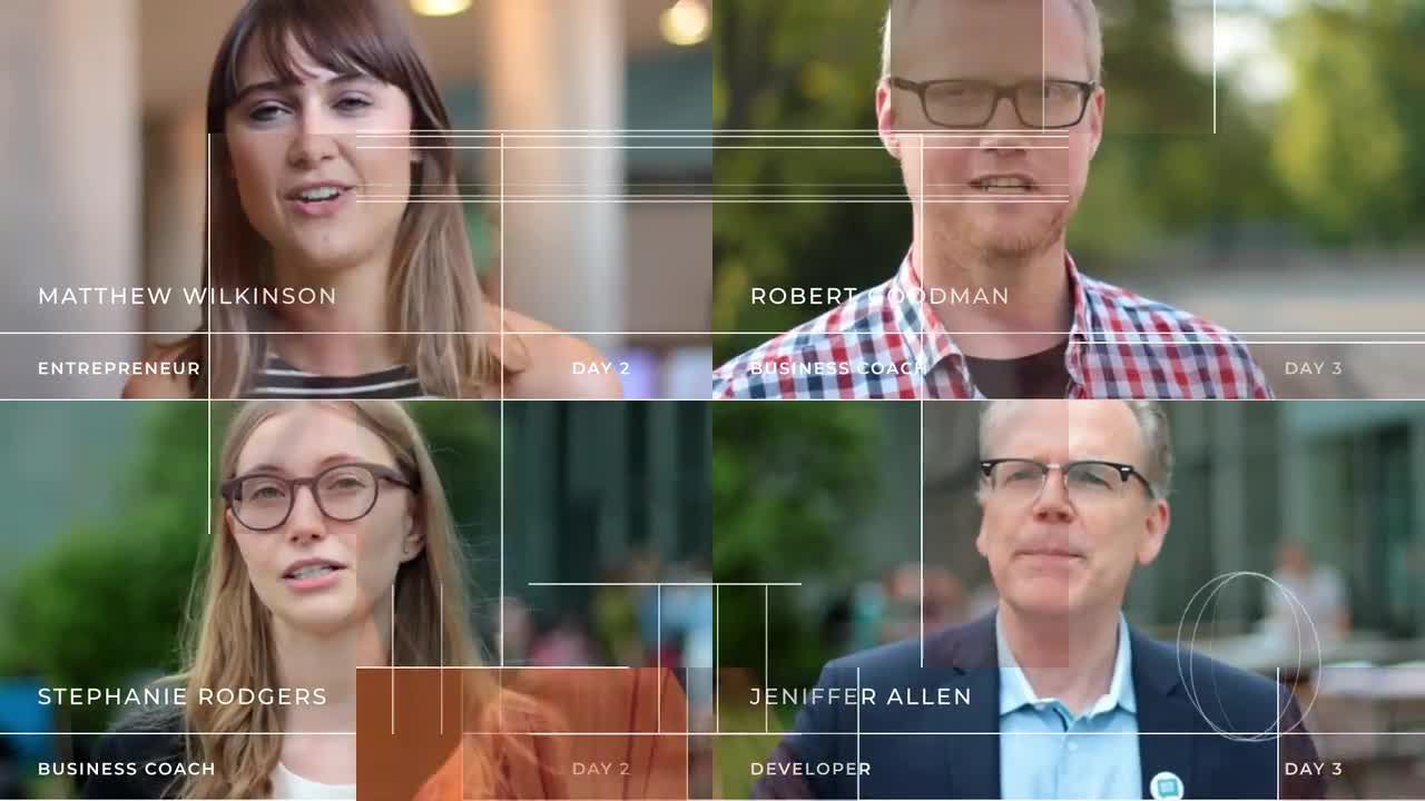 干净现代时尚的宣传介绍素材库精选AE模板