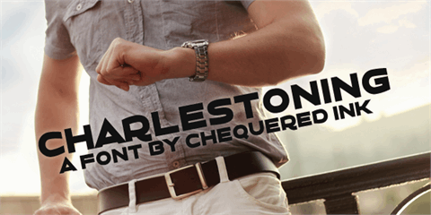 Charlestoning font素材之家精选英文字体