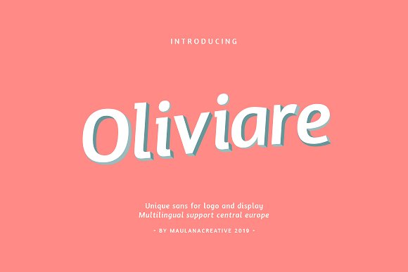 Oliviare Typeface Font素材之家精选英文字体