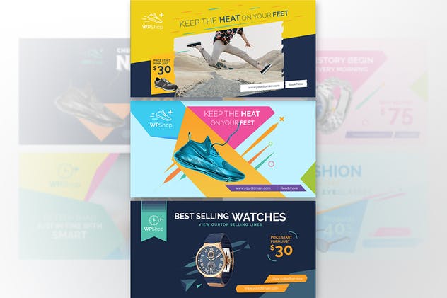 20款Facebook文章Banner贴图广告模板 20 Facebook Post Banner – Products插图(7)