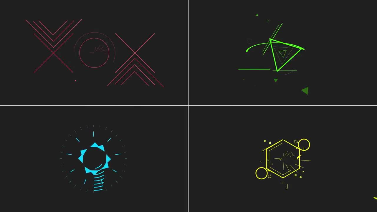 4英寸广告徽标显示素材库精选AE模板