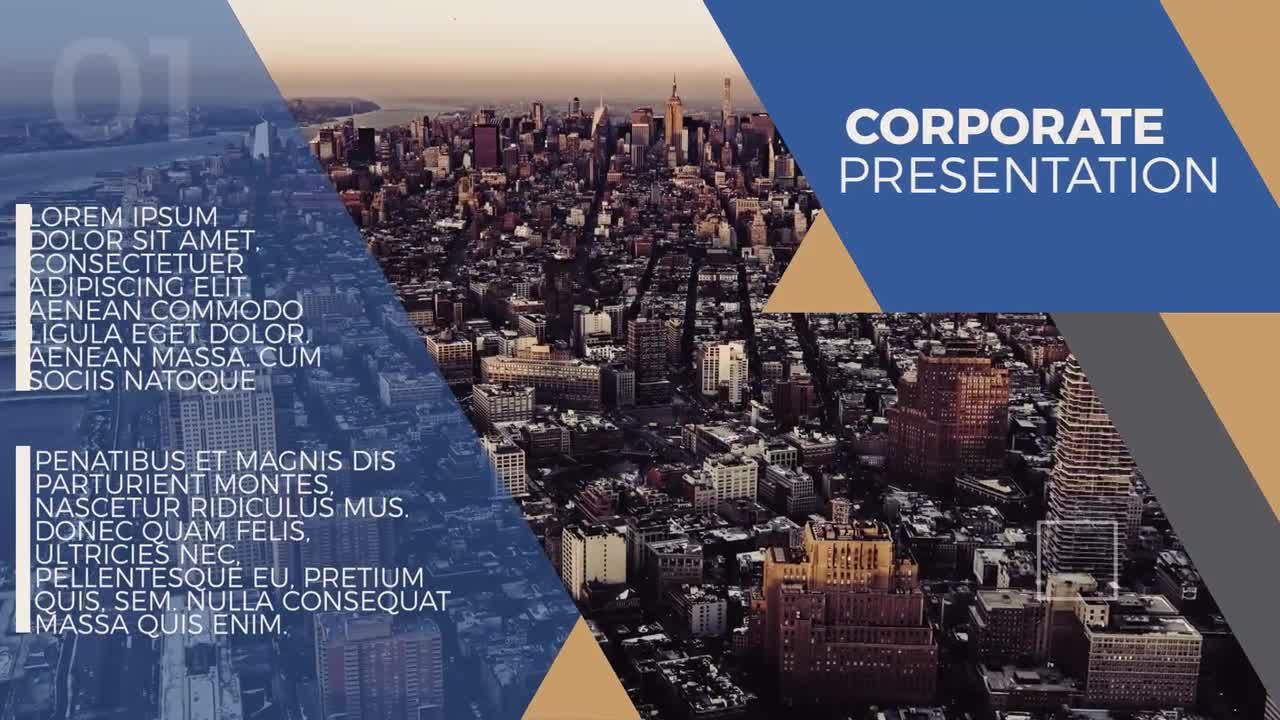 干净简洁的企业介绍动画素材库精选AE模板