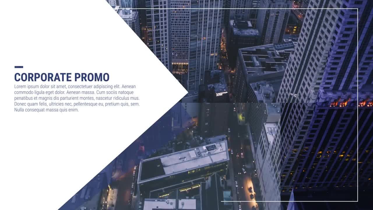 简洁优雅创意的企业介绍素材库精选AE模板